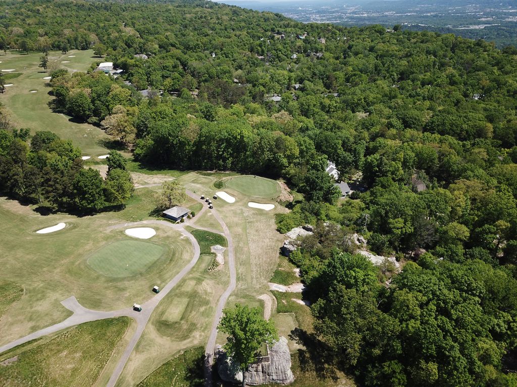 6th Hole at Lookout Mountain Club (126 Yard Par 4)